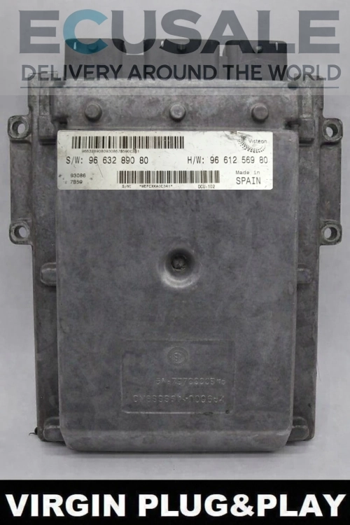 Calculateur moteur 9663289080 VISTEON VIRGIN Ducato 2.2 Plug&amp;amp;amp;Play