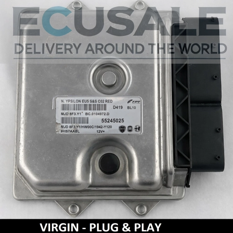 55245025 MJD8F3.Y1 Centralita de motor Lancia Ypsilon 1.3 Multijet VIRGIN Plug&amp;amp;amp;Play