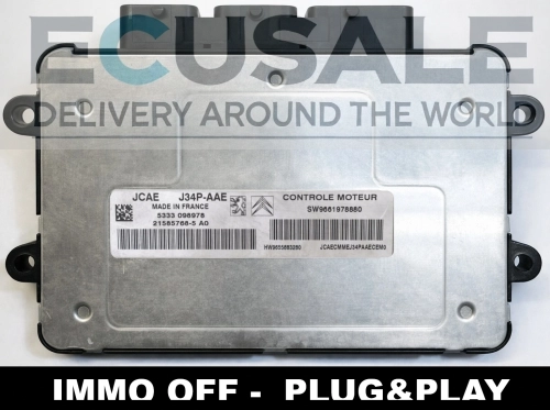 Calculateur moteur Peugeot 9661978880 J34P-AAE