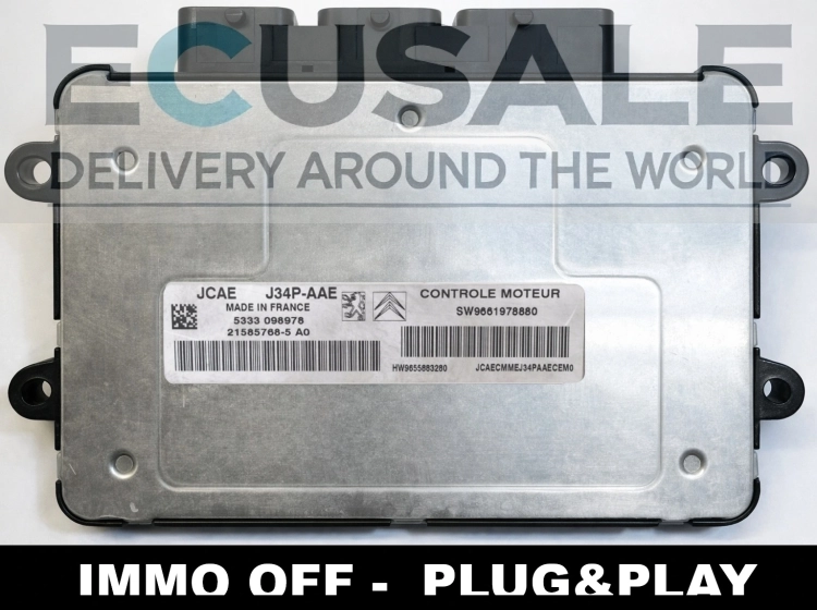 Centralita de motor Peugeot 9661978880 J34P-AAE
