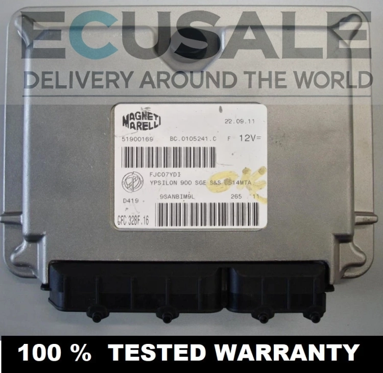 Calculateur TCU Transmission CFC328F.16 51900169 Lancia Ypsilon Fiat Dualogic