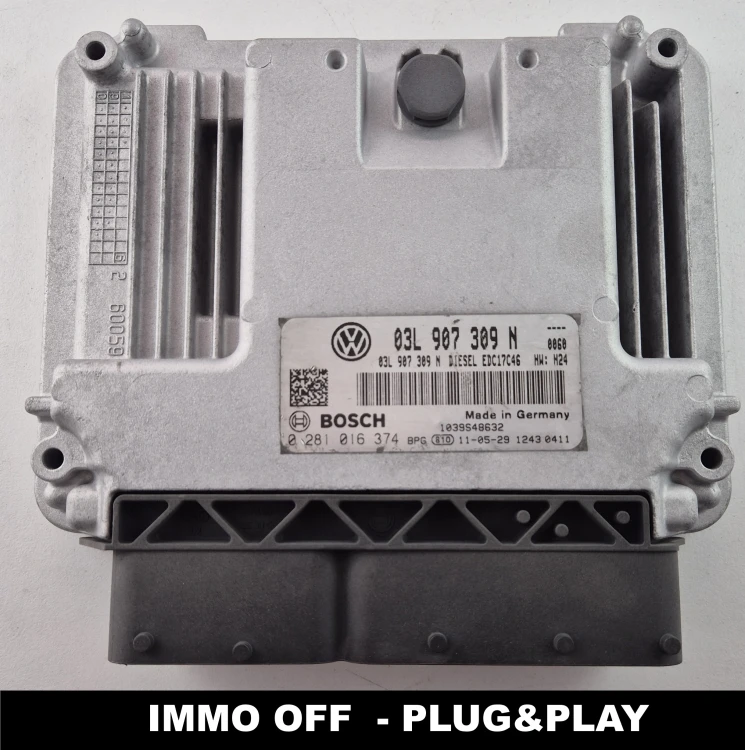 03L907309N 0281016374 centralina motore Bosch VW / Audi / Seat / Skoda 2.0 diesel