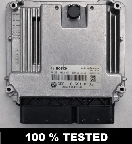 8591073 0281032671 calculateur moteur BMW 2.0 Diesel DDE8591073 F30 / F31 / F35 / F32 / F33
