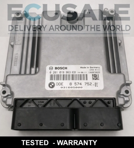 Centralita de motor BMW 0281019963 BOSCH DDE 8574752