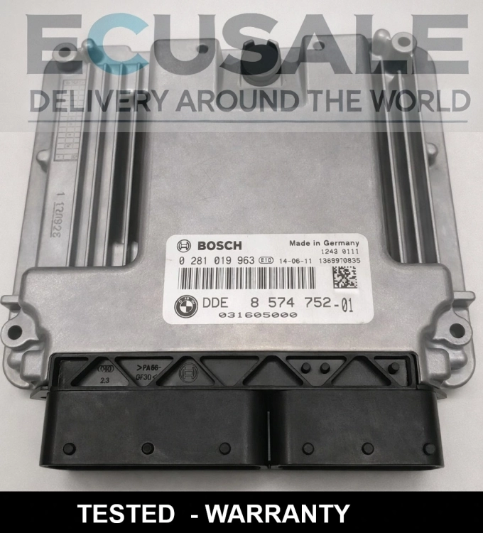 Calculateur moteur BMW 0281019963 BOSCH DDE 8574752