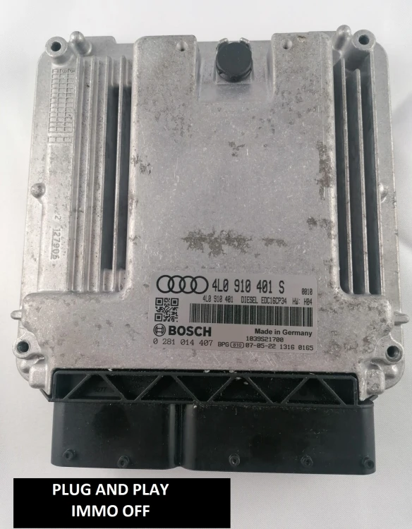 0281014407 4L0910401S Motorsteuergerät Bosch EDC16CP34 Audi Q7 3.0 TDI