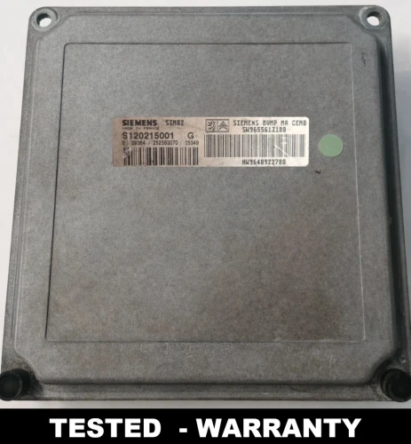 S120215001G 9655613180 calculateur de boîte de vitesses Citroën C2