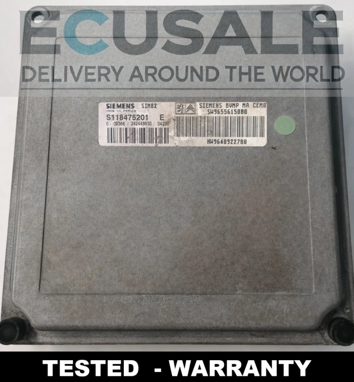 S118475201E SIM824 Centralita de la caja de cambios Peugeot 307 407 Citroen C4 C5 HDI