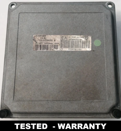 S122754002B 9660353180 calculateur de boîte de vitesses Citroën C2