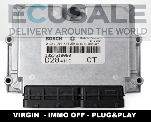Centralita de motor BOSCH 0281010486 1327518080 FIAT Ducato Peugeot Boxer 2.8 JTD IMMO OFF