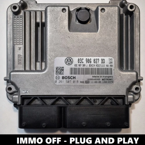 03C906027BD 0261S07018 calculateur moteur Bosch VW / Seat / Skoda 1.4 TSI