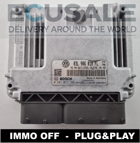 Calculateur moteur 03L906018FL 0281017156 Seat Altea XL 2.0 TDI  IMMO OFF
