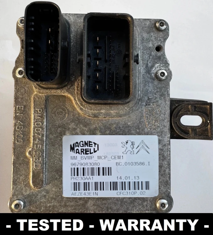 9679083080 BC0103586I calculateur de boîte de vitesses Citroën DS5