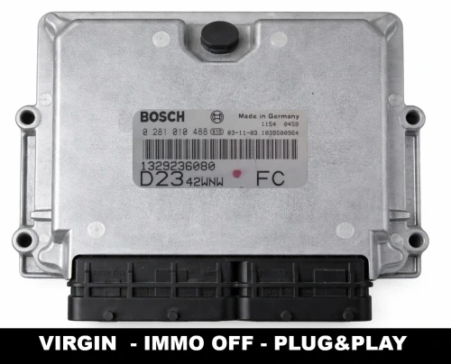 1329236080 0281010488 centralina motore Bosch Fiat Ducato 2.3 JTD