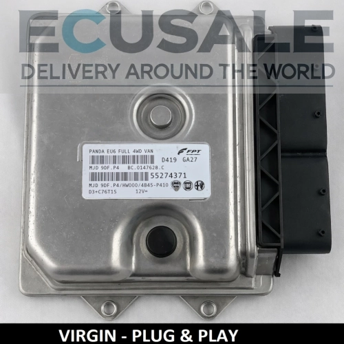 Centralita de motor 55274371 MJD9DF.P4 Fiat Panda 2 1.3 diesel VIRGIN PLUG&amp;amp;amp;PLAY