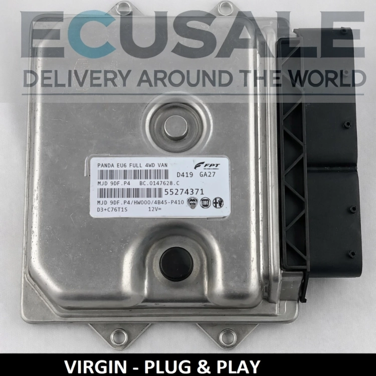 Centralita de motor 55274371 MJD9DF.P4 Fiat Panda 2 1.3 diesel VIRGIN PLUG&amp;amp;amp;PLAY