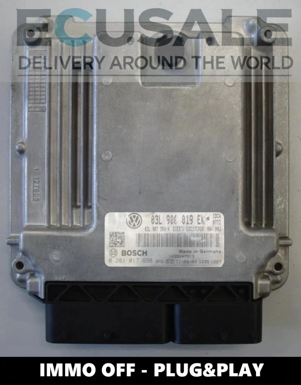 Calculateur moteur 03L906019EK VW Amarok 2.0 TDI IMMO OFF