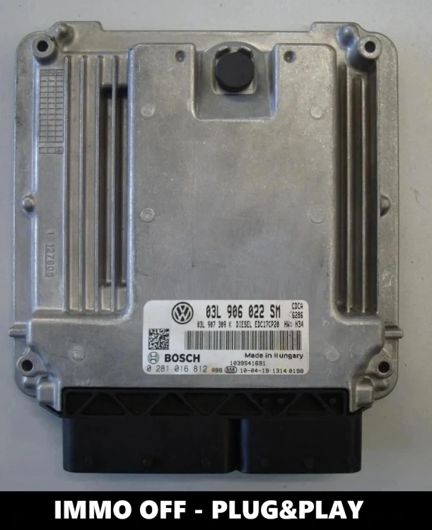 03L906022SM 0281016812 centralina motore Bosch VW Amarok 2.0 TDI