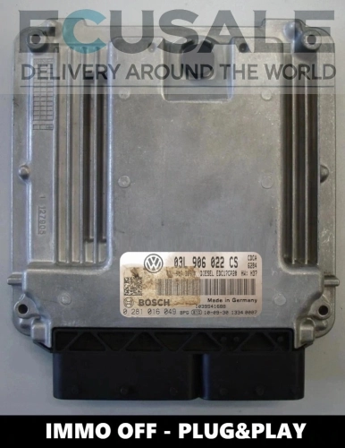 Centralita de motor 03L906022CS 0281016049 VW Amarok 2.0 TDI IMMO OFF Plug and Play