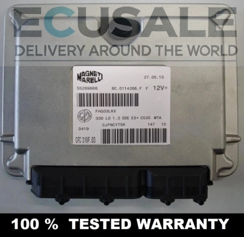Centralina da caixa de velocidades 55269666 CFC319F03 Fiat 500 – módulo testado com garantia