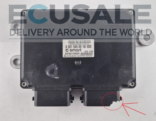 centralina de transmissão TCU Smart Fortwo II A0015456916 G2T60174HDZE