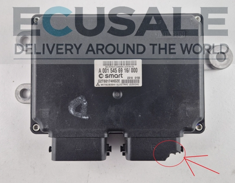 Centralita de la caja de cambios Smart Fortwo II A0015456916 G2T60174HDZE