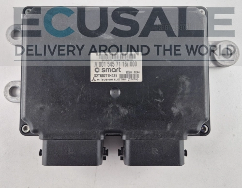 centralina de transmissão TCU Smart Fortwo II A0015457116 G2T60271H4ZE