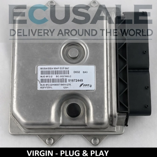 51872449 Centralina do motor Lancia Musa 1.9 JTD MJD8F2.I2 VIRGIN