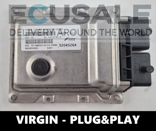 Calculateur moteur 52045264 9GF.TE FIAT PANDA 1.2 8V ECU VIRGIN Plug&amp;amp;amp;Play