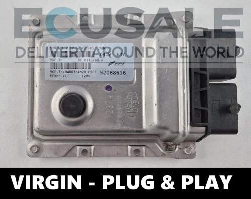 Calculateur moteur 52068616 9GF.TH BC0116768G FIAT PUNTO 1.2 8V EURO6 ECU VIRGIN Plug&amp;amp;amp;Play