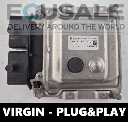 55266017 0261S09314 ECU Fiat Doblo 1.4 Centralita de motor VIRGIN