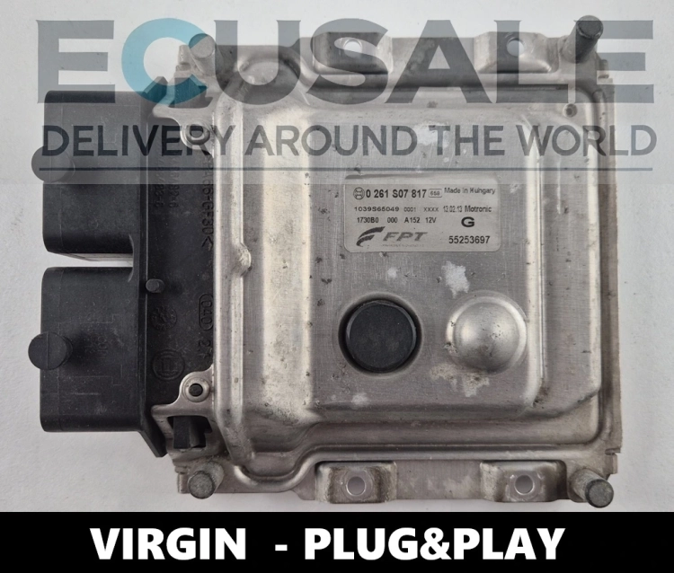 Centralita de motor 55253697 0261S07817 Fiat 500L 1.4 VIRGIN Plug and Play