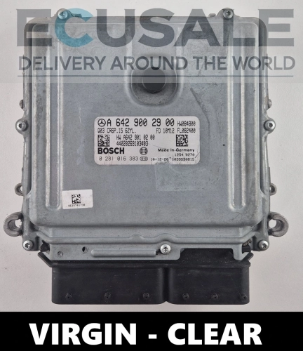 Calculateur moteur 0281016383 A6429002900 Mercedes 3.0 CDI Bosch CR6P.15 virgin reset