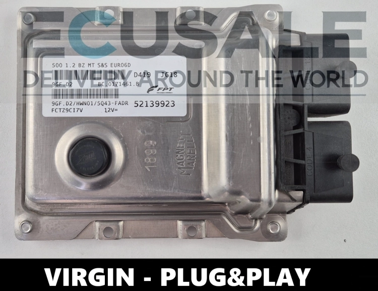 52139923 9GF.D2 BC0171461B Calculateur moteur Fiat 500 1.2 8V VIRGIN
