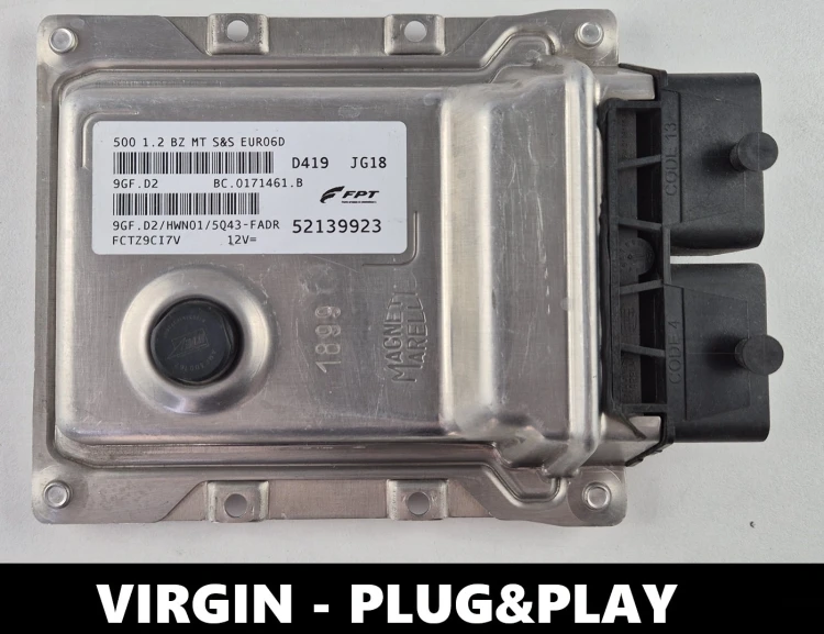 52139923 9GF.D2 centralina motore Fiat 500 1.2