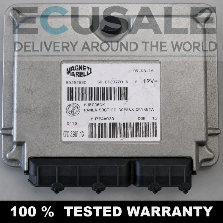 55252680 CFC328.F13 Calculateur TCU Transmission boîte Fiat Panda 0.9 TwinAir Dualogic Magneti Marelli