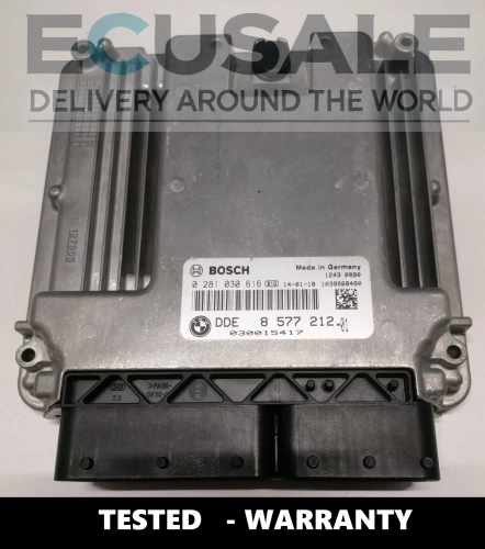 Calculateur moteur BMW F10 F11 X5 F15 3.0D N57 DDE8577212 Bosch 0281030616
