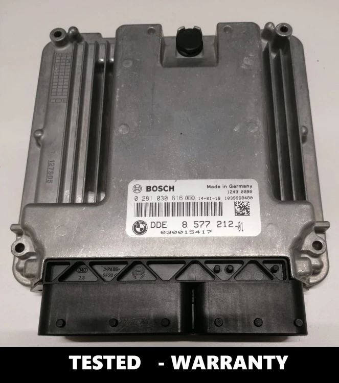 8577212 0281030616 sterownik silnika BMW 3.0 Diesel DDE8577212 F10 / F11 / X5 F15