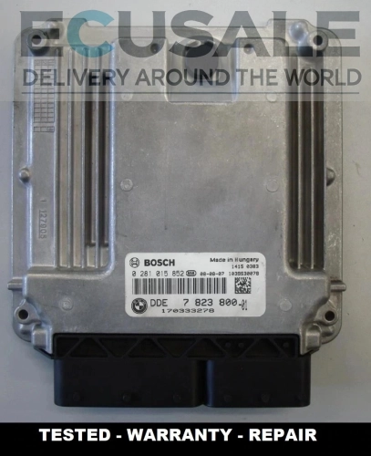 Calculateur moteur BMW 535D DDE6 Bosch 0281015852 7823800 E60 E61 3.0 Twin Turbo Diesel