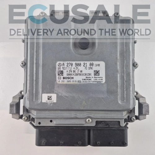 Calculateur moteur Mercedes A2709002100 Bosch 0261S09816 MED17.7.2 occasion testé avec garantie