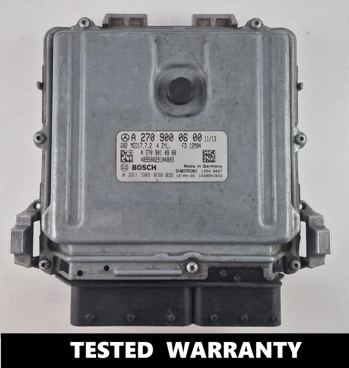 A2709000600 0261S06038 centralina motor Mercedes-Benz 1.6 gasolina M270 B W246 180 / 200