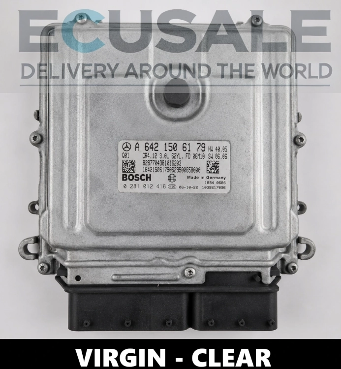 Calculateur moteur Mercedes A6421506179 Bosch 0281012416 CR4.12 OM642 3.0 CDI VIRGIN