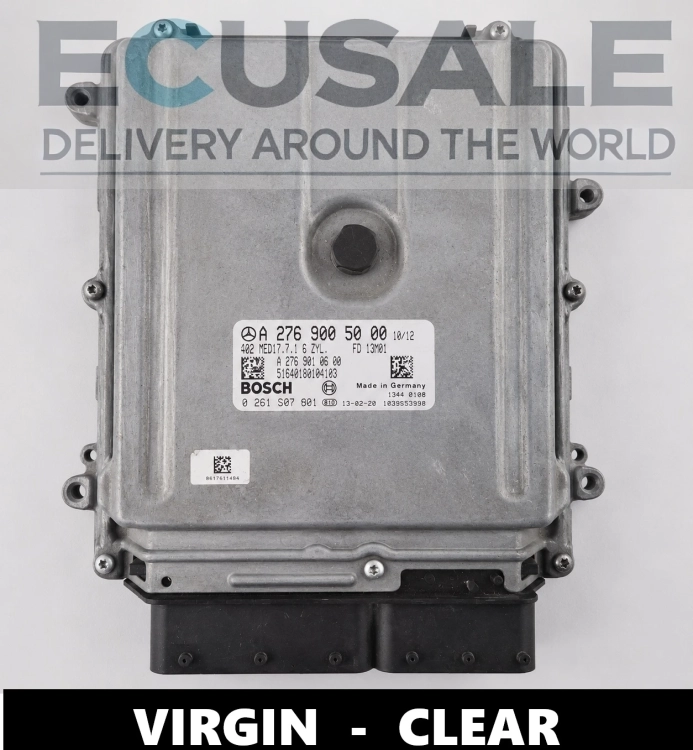 Calculateur moteur Mercedes W204 3.5 V6 A2769005000 Bosch 0261S07801 MED17.7.1 VIRGIN