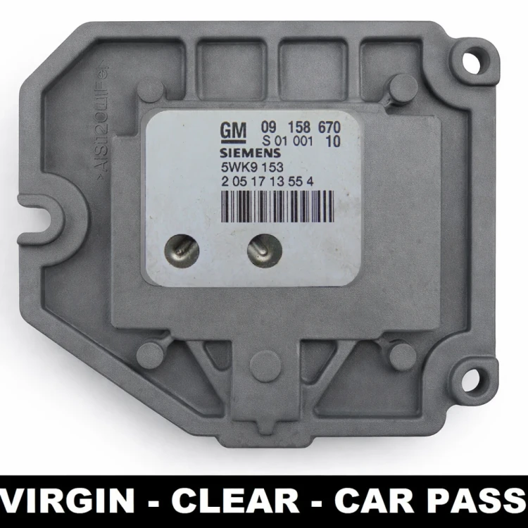 09158670 5WK9153 Motorsteuergerät Siemens Opel Astra G / Zafira A / Vectra B 1.8 16V Z18XE Virgin – neuerer Typ – weitere Ans