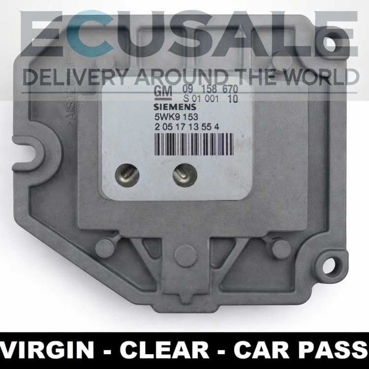 Nouveau remplacement de l’ancien calculateur GM 09158670 Opel Vectra B 1.8 16V