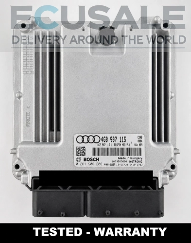 Centralita de motor Bosch 0261S06206 4G0907115 Audi A6 C7 2.0 TFSI MED17.1