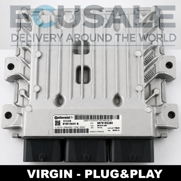 Centralita de Motor ecu SID208 S180129201B DUCATO JUMPER BOXER 9679182280