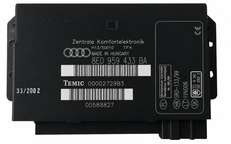 8E0959433BA moduł komfortu Audi A4 B6 / B7