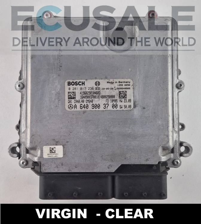 Calculateur moteur Bosch 0281017236 A6409003700 Mercedes B-Class W245 B200 CDI CR40 VIRGIN