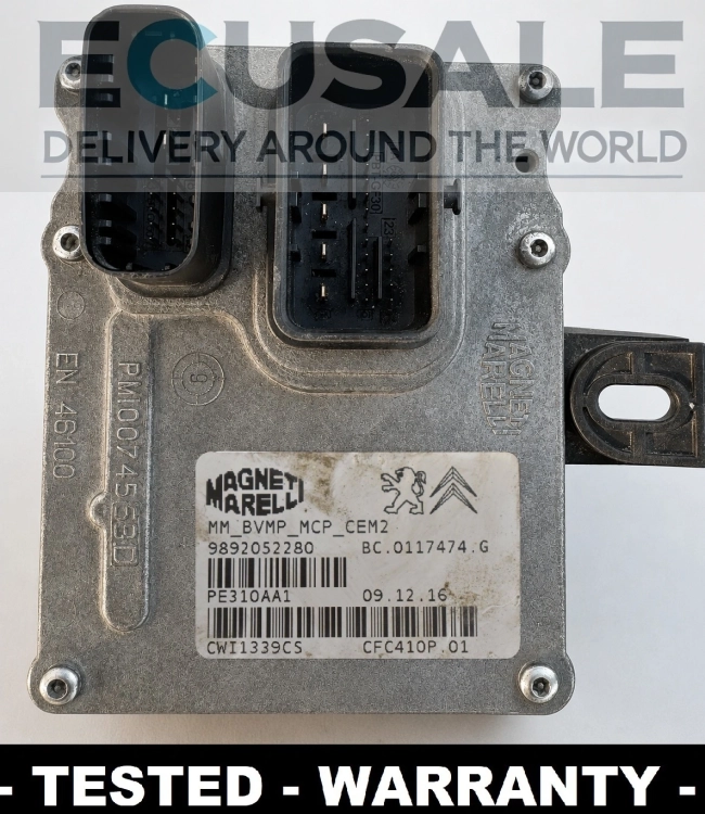 9892052280 CFC410P.01 calculateur de boîte MCP Peugeot Partner Citroën Berlingo